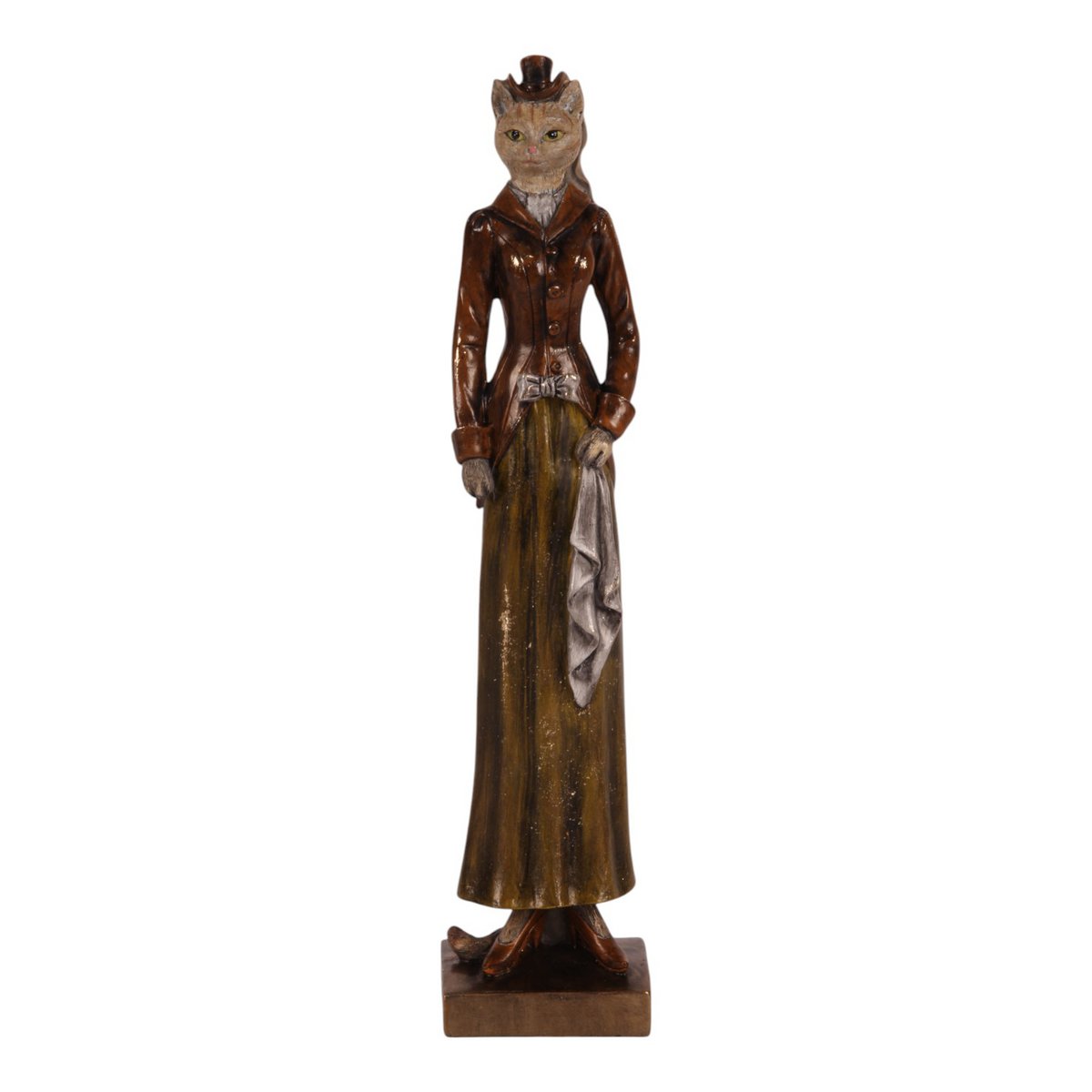 Barokk dekor figura macska 29 cm