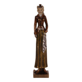 Barokk dekor figura macska 29 cm