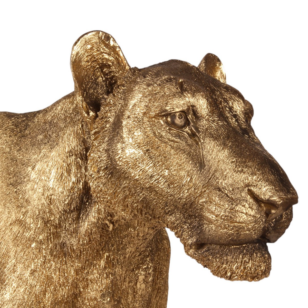 Dekor figura oroszlán 56 cm – arany