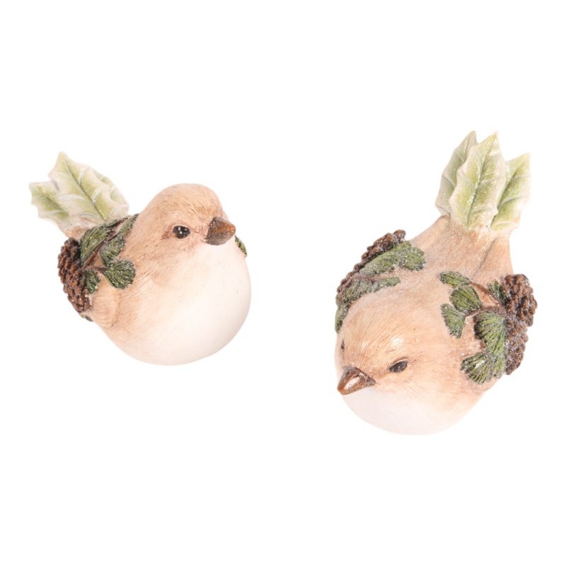Dekor figura bíborosmadár 11 cm – bézs