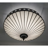 Tiffany mennyezeti lámpa 45 cm – Illumina, fehér