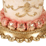 Dekor torta 18,5 cm – rózsaszín