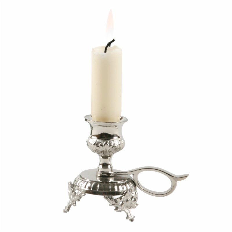 Vintage gyertyatartó 8 cm – ezüst