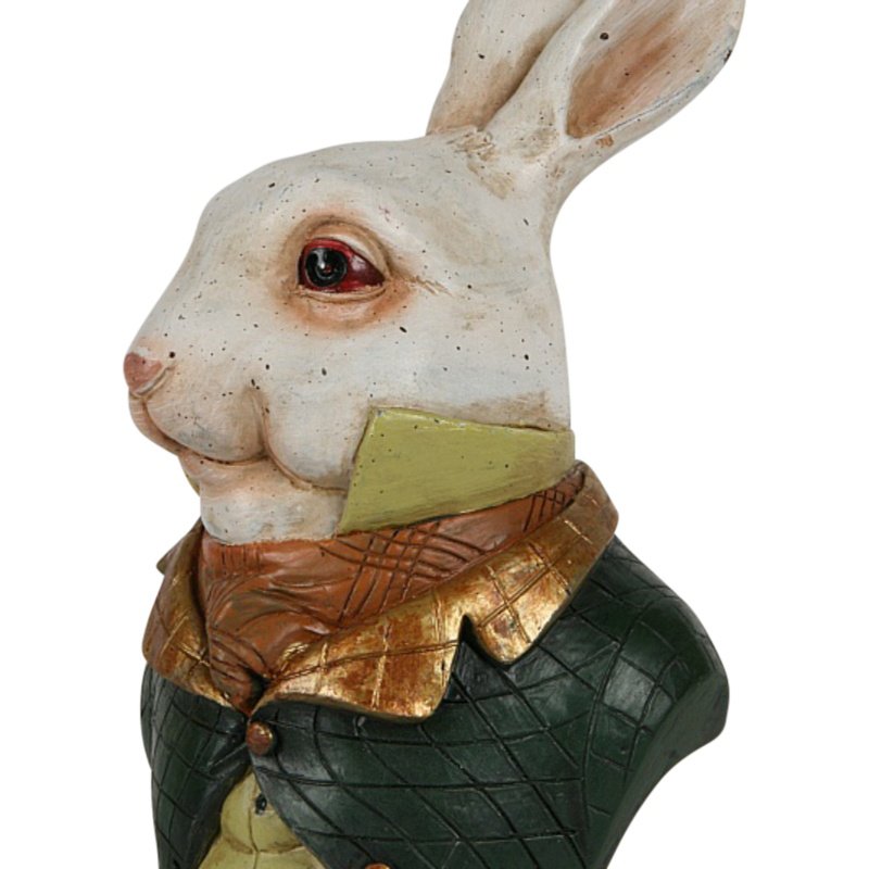Barokk dekor figura nyúl 27 cm