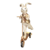 Barokk dekor figura nyúl 17 cm