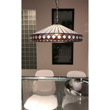 Tiffany függőlámpa 45 cm – Illumina, fehér