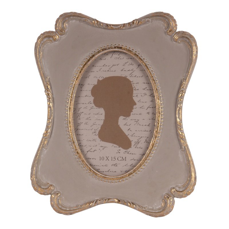 Vintage képkeret 10 × 15 cm – szürke
