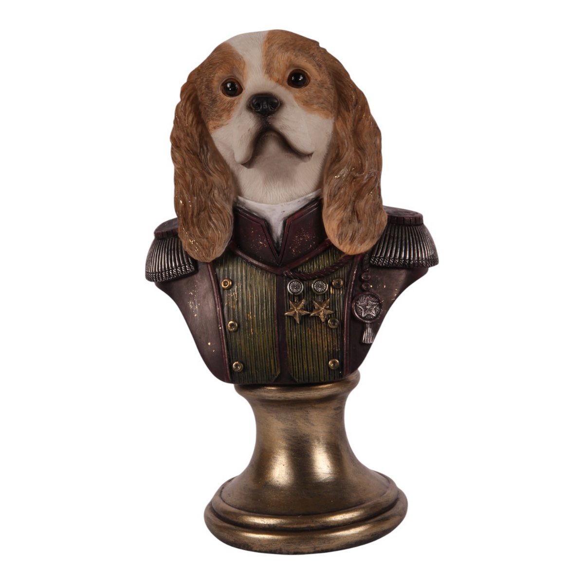 Barokk dekor figura kutya 23 cm