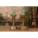 Vintage gyertyatartó 22,5 cm – arany