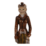 Barokk dekor figura macska 29 cm