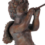 Dekor figura angyal 38 cm – barna