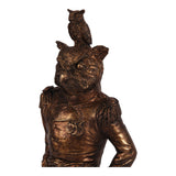 Dekor figura úr madárral 38 cm