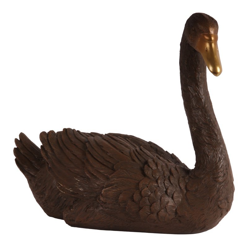 Dekor figura hattyú 27 cm