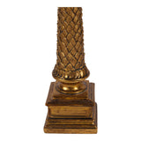 Vintage gyertyatartó 21,5 cm – arany
