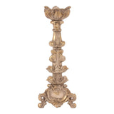 Vintage gyertyatartó 47 cm – bézs