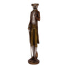 Barokk dekor figura kutya 49 cm