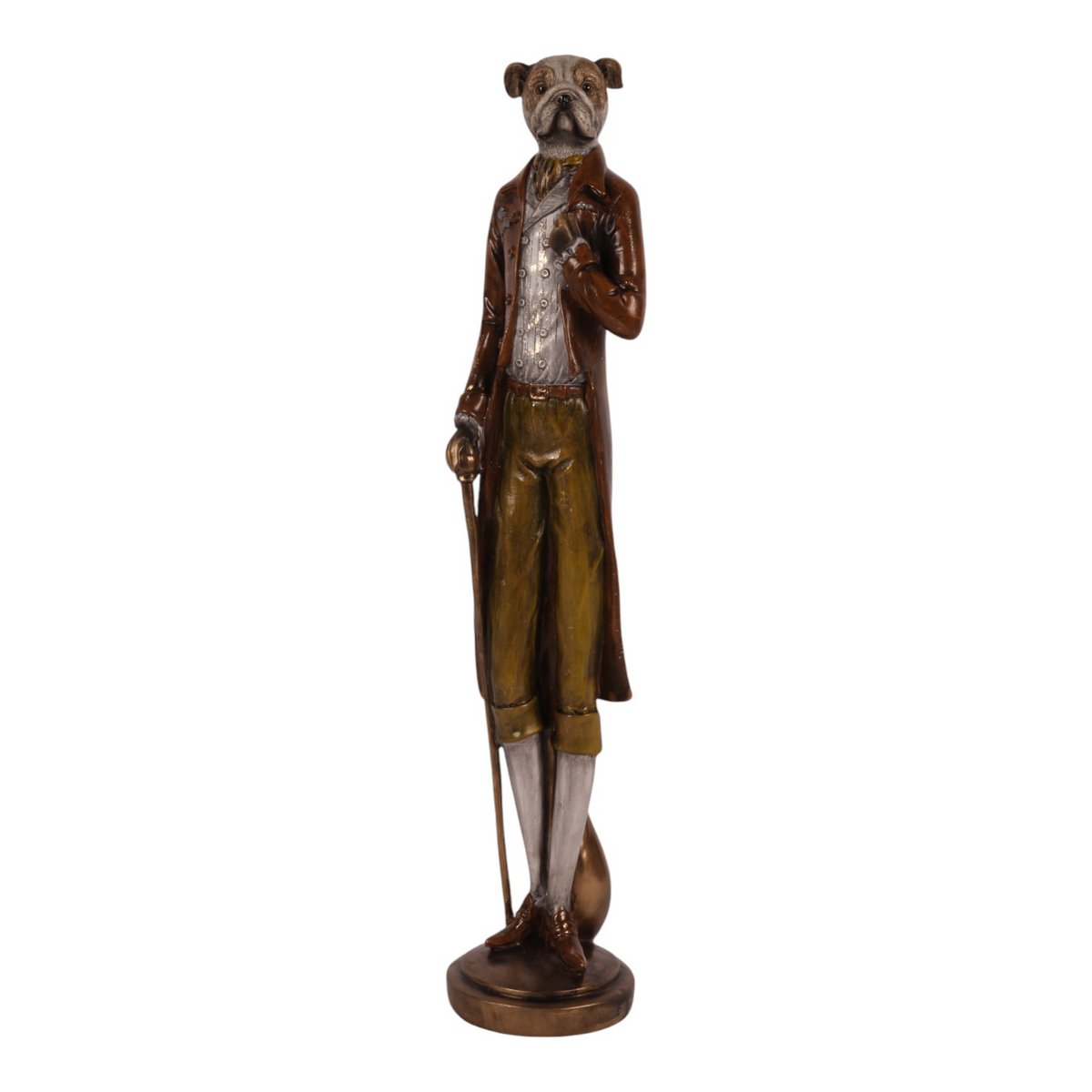 Barokk dekor figura kutya 49 cm