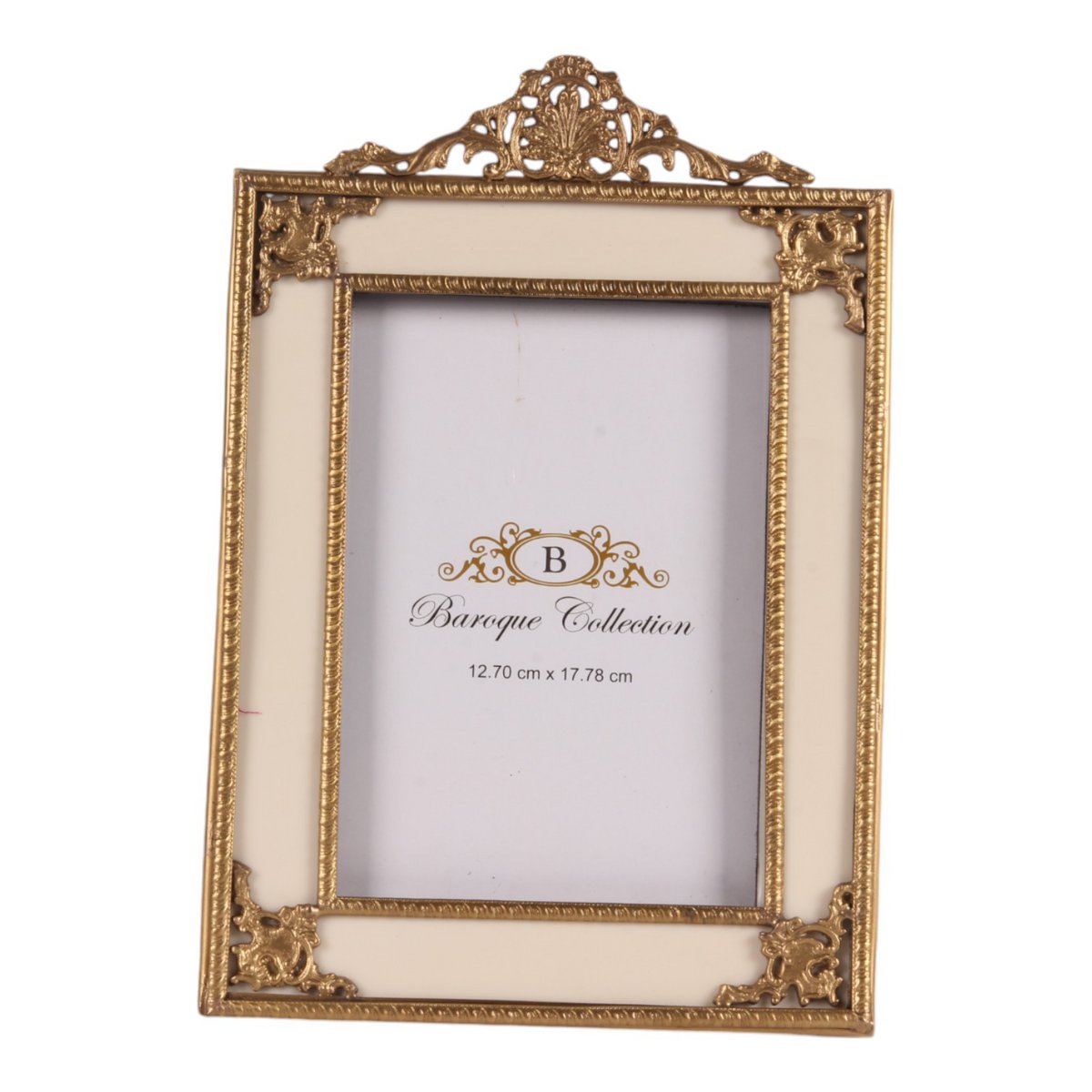 Vintage képkeret 13 × 18 cm – ovális, arany