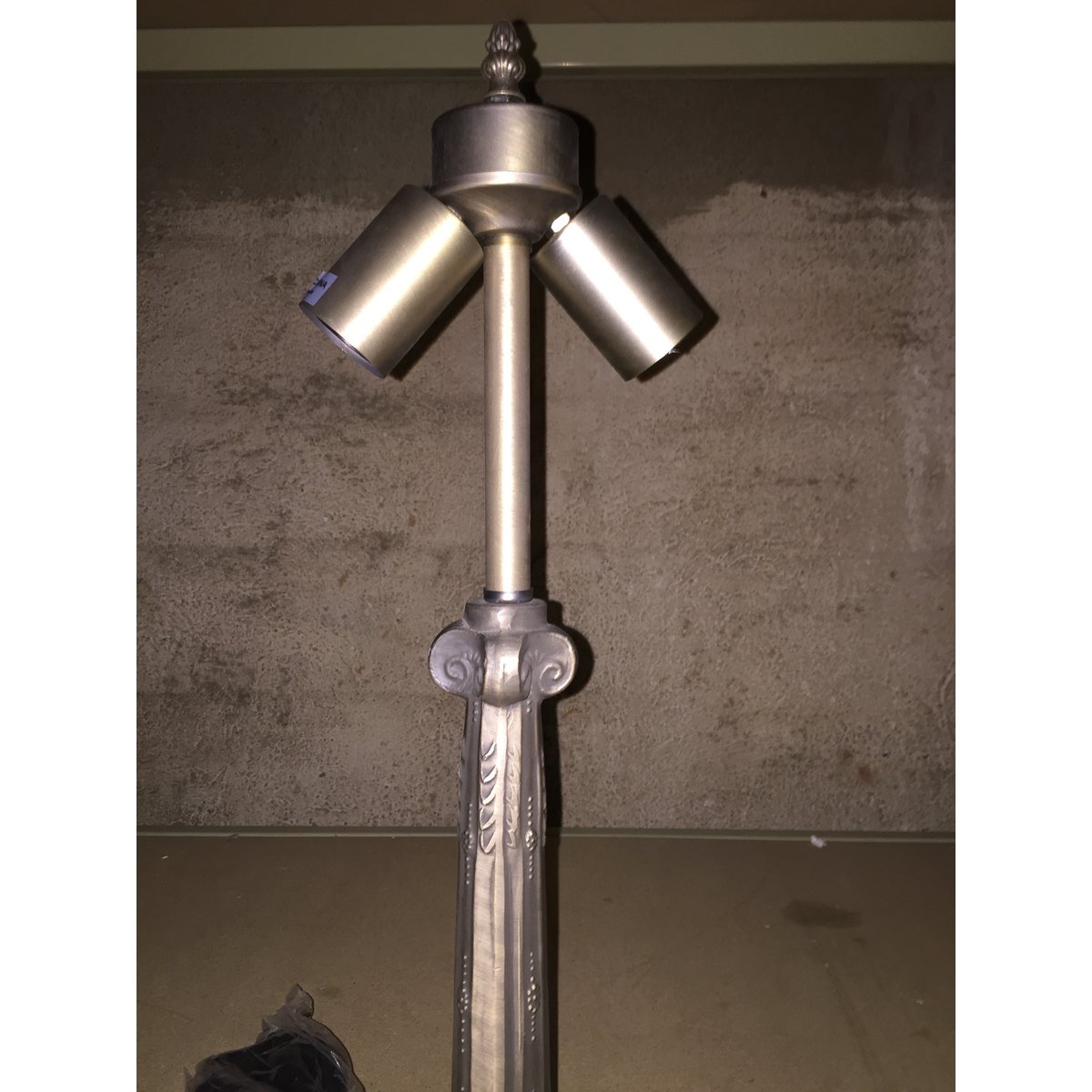 Tiffany asztali lámpa 45 cm – Virginia, bézs