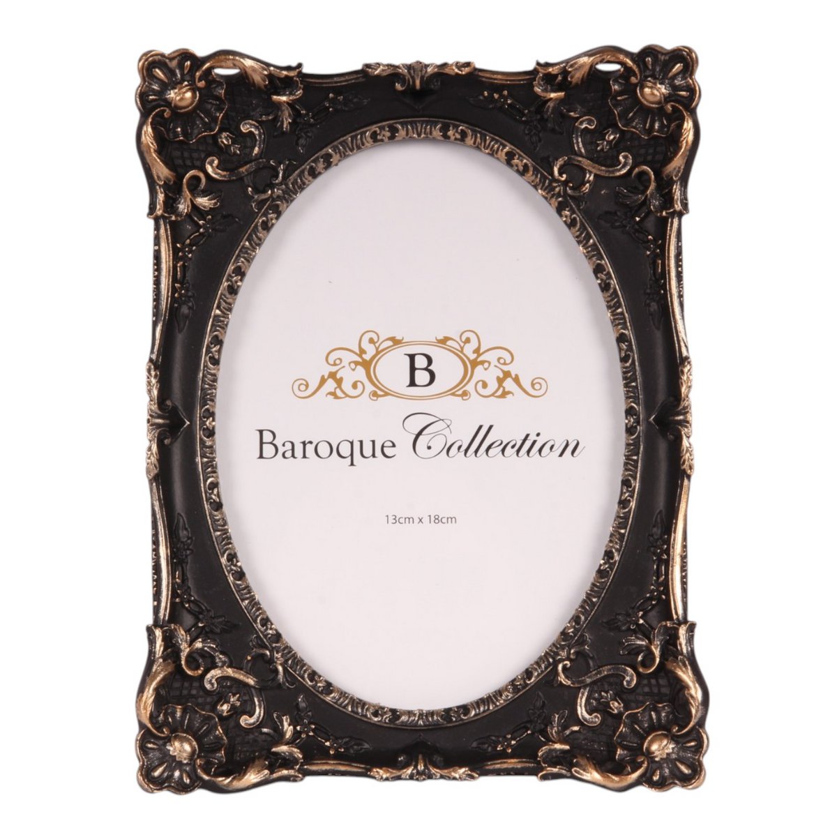 Vintage képkeret 13 × 18 cm – fekete