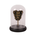 Dekor figura Bacchus figura üvegbúrával 23 cm – szürke