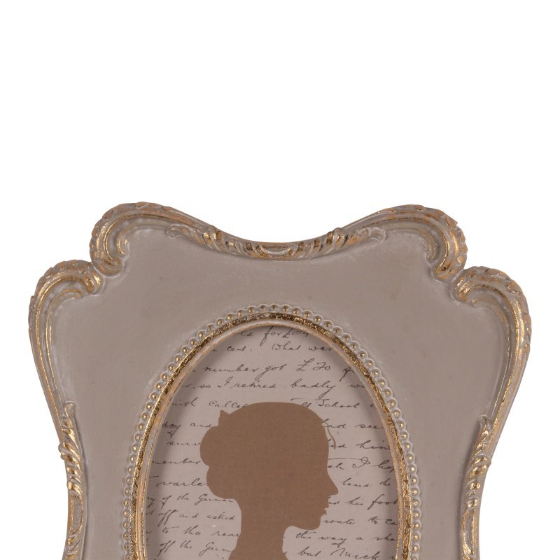 Vintage képkeret 10 × 15 cm – szürke