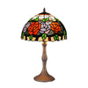 Tiffany asztali lámpa 30 cm – Rosy, többszínű