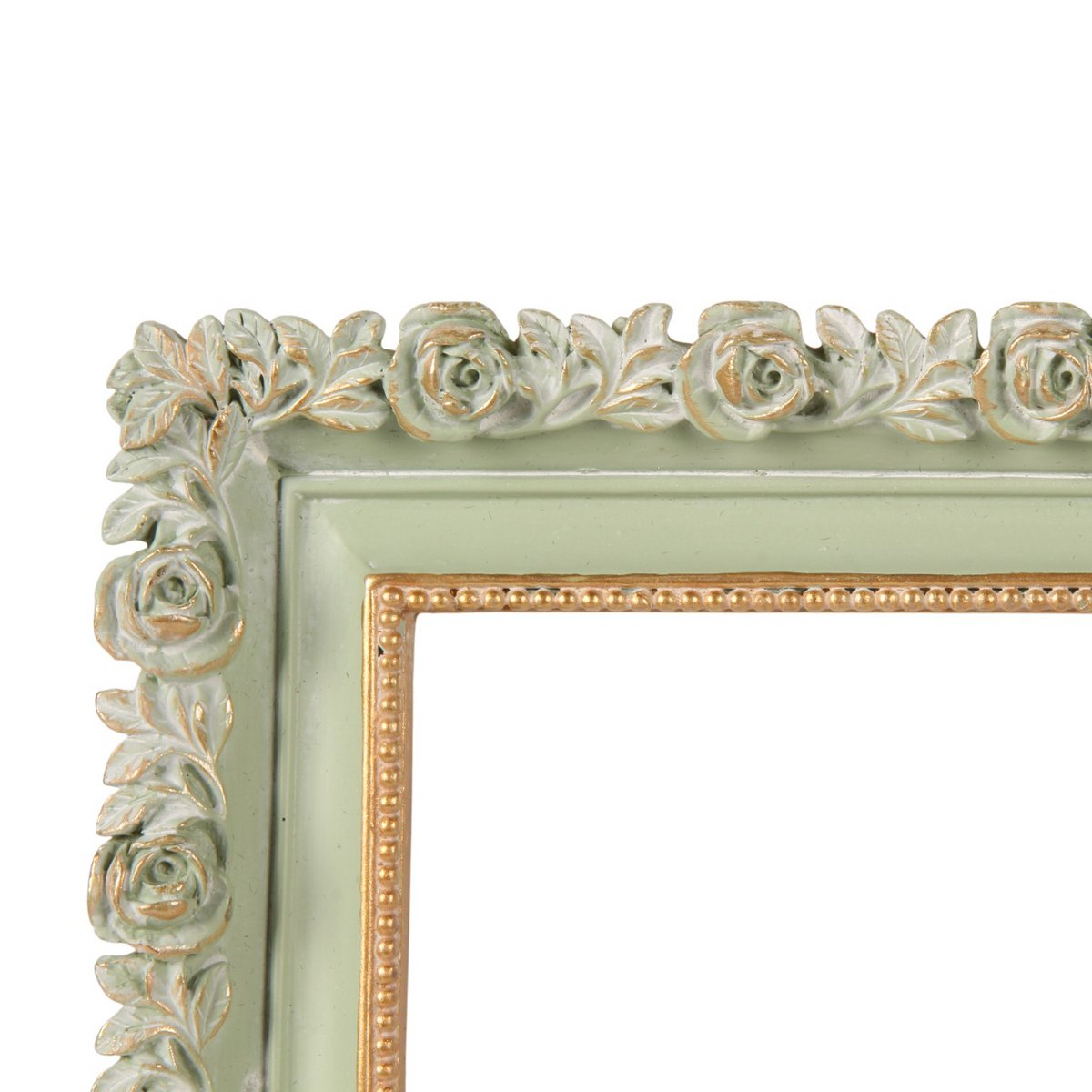 Vintage képkeret 13 × 18 cm – jégkék