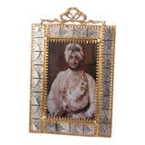 Vintage képkeret 10 × 15 cm – ovális, arany