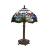 Tiffany asztali lámpa 40 cm – Belle Epoque, kék