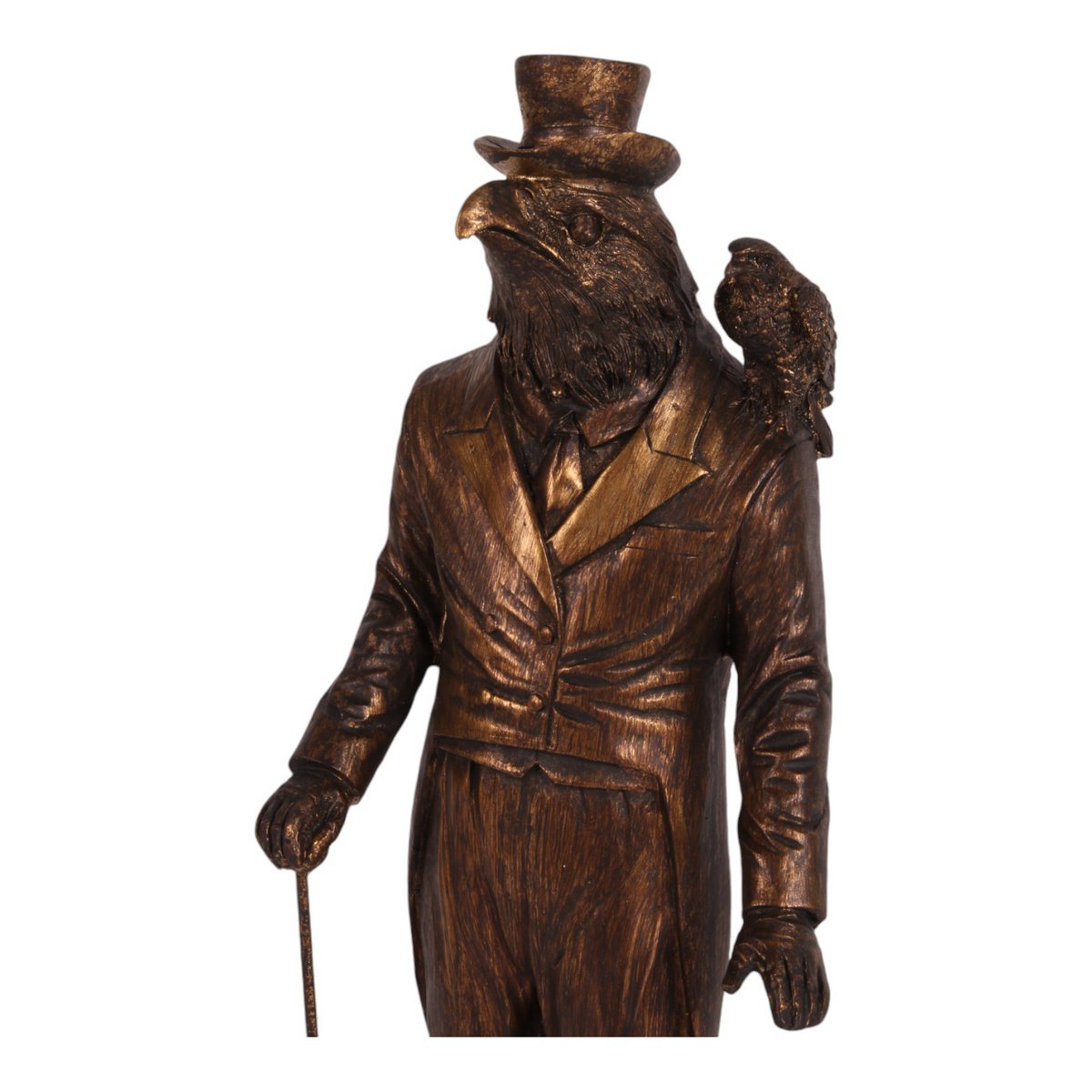 Dekor figura úr madárral 53,5 cm