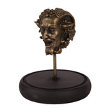 Dekor figura Bacchus figura üvegbúrával 23 cm – szürke