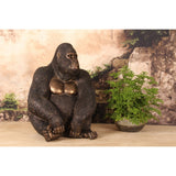 Dekor figura gorilla 61 cm – barna