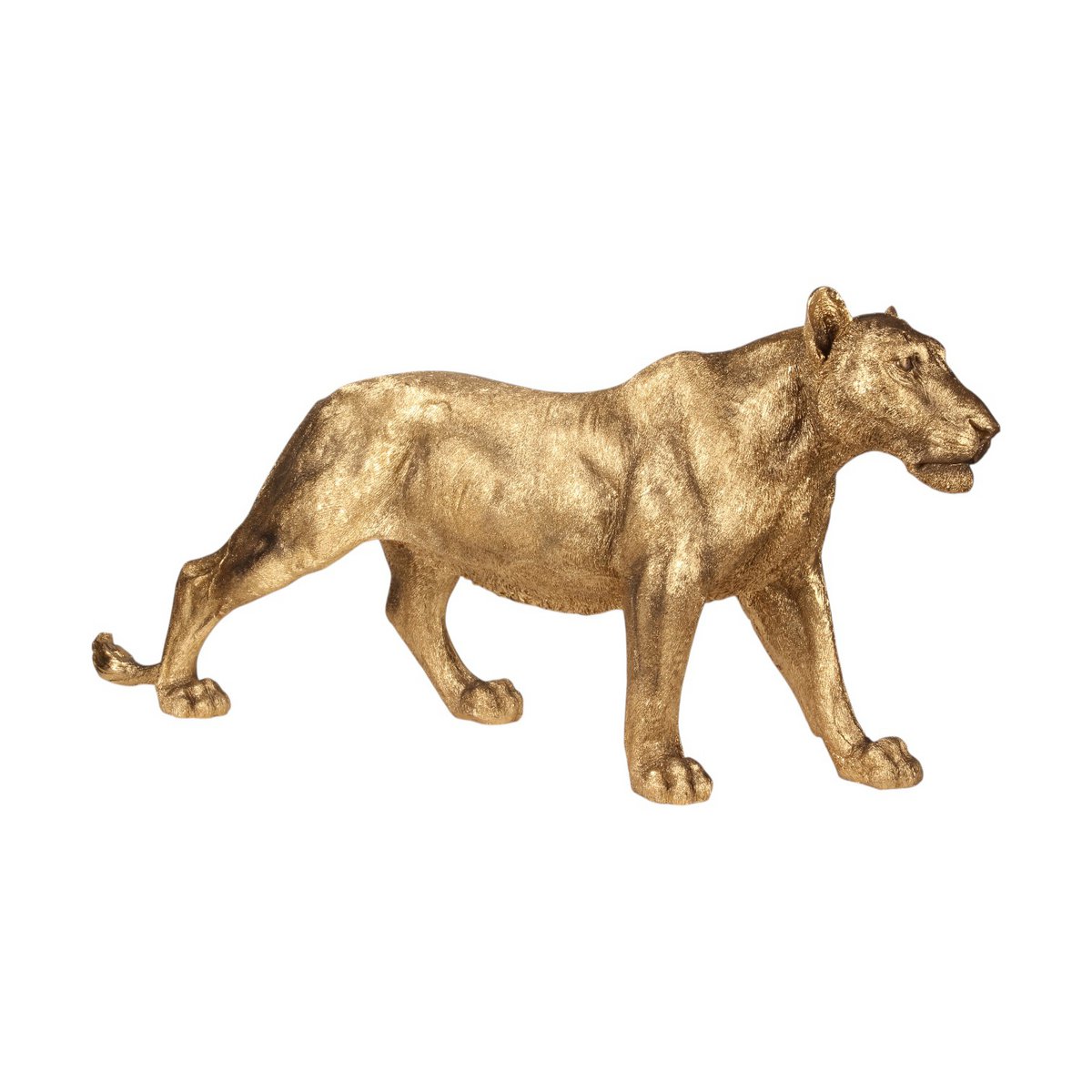 Dekor figura oroszlán 56 cm – arany