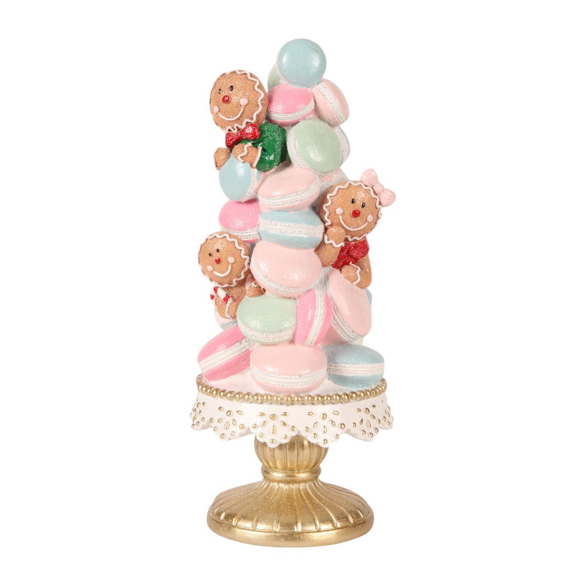 Dekor figura karácsonyi figura 27 cm – rózsaszín