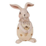 Barokk dekor figura nyúl 13 cm