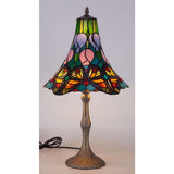 Tiffany asztali lámpa 35 cm – Butterfly, pillangó, többszínű