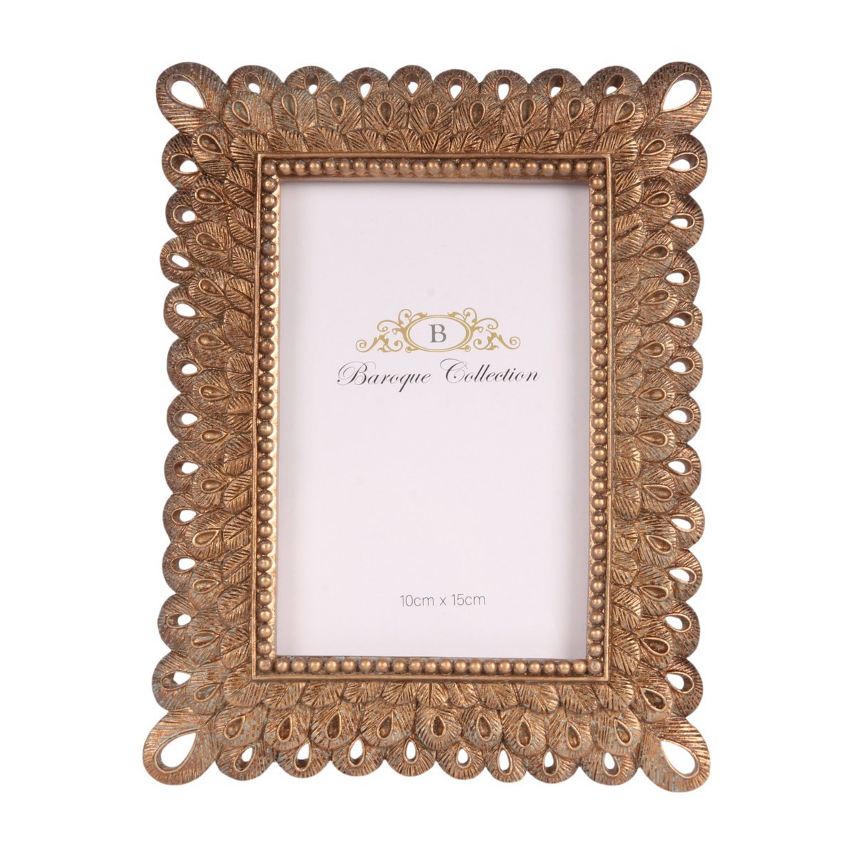 Vintage képkeret 10 × 15 cm – arany