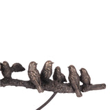 Madárpár 30 cm – arany