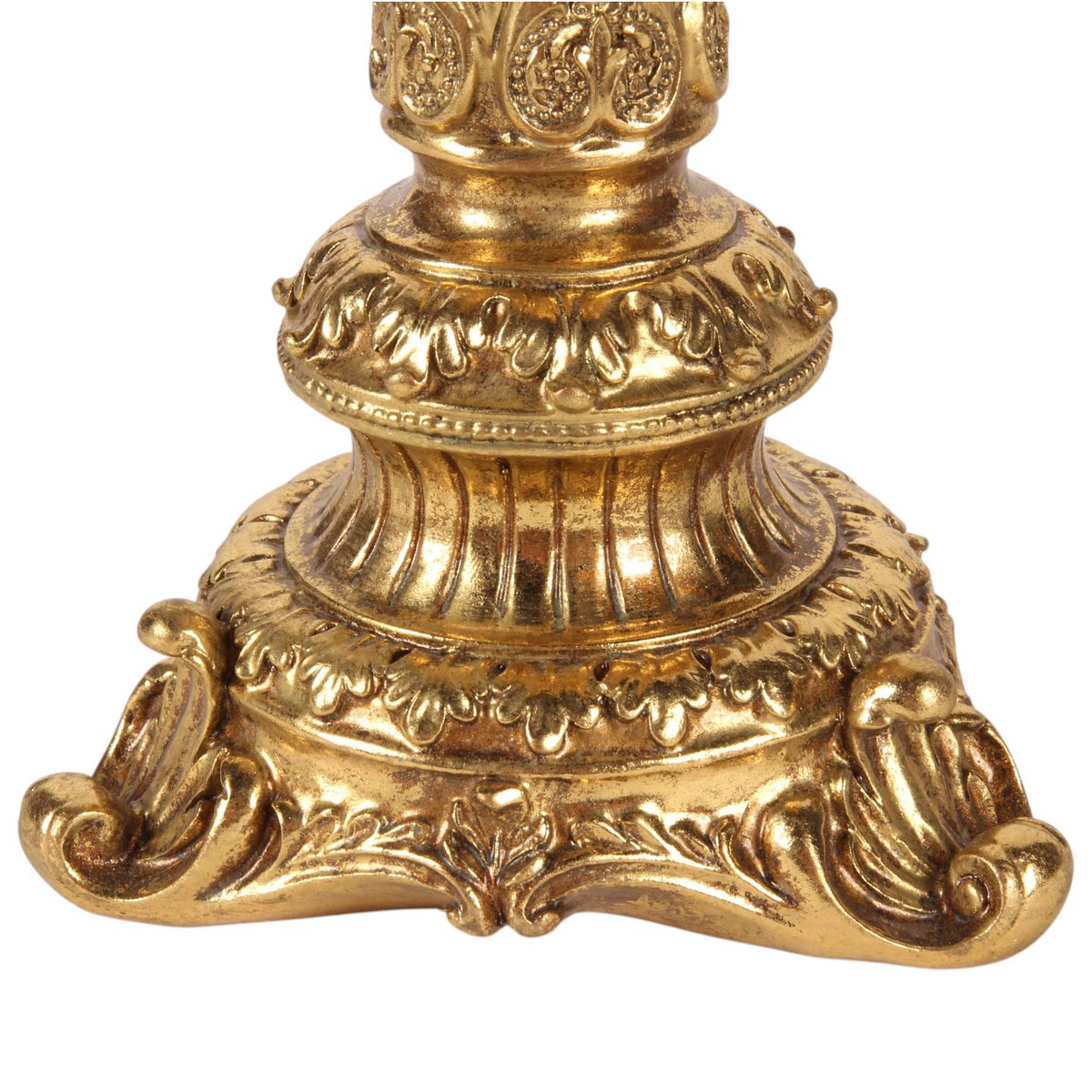 Vintage gyertyatartó 23 cm – arany