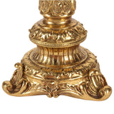 Vintage gyertyatartó 23 cm – arany