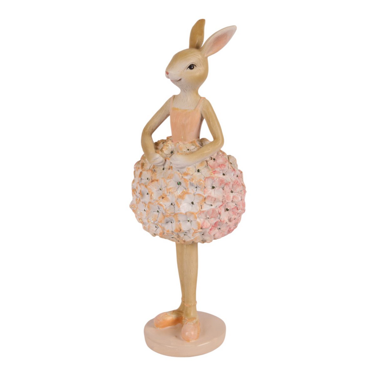 Barokk dekor figura nyúl 22 cm