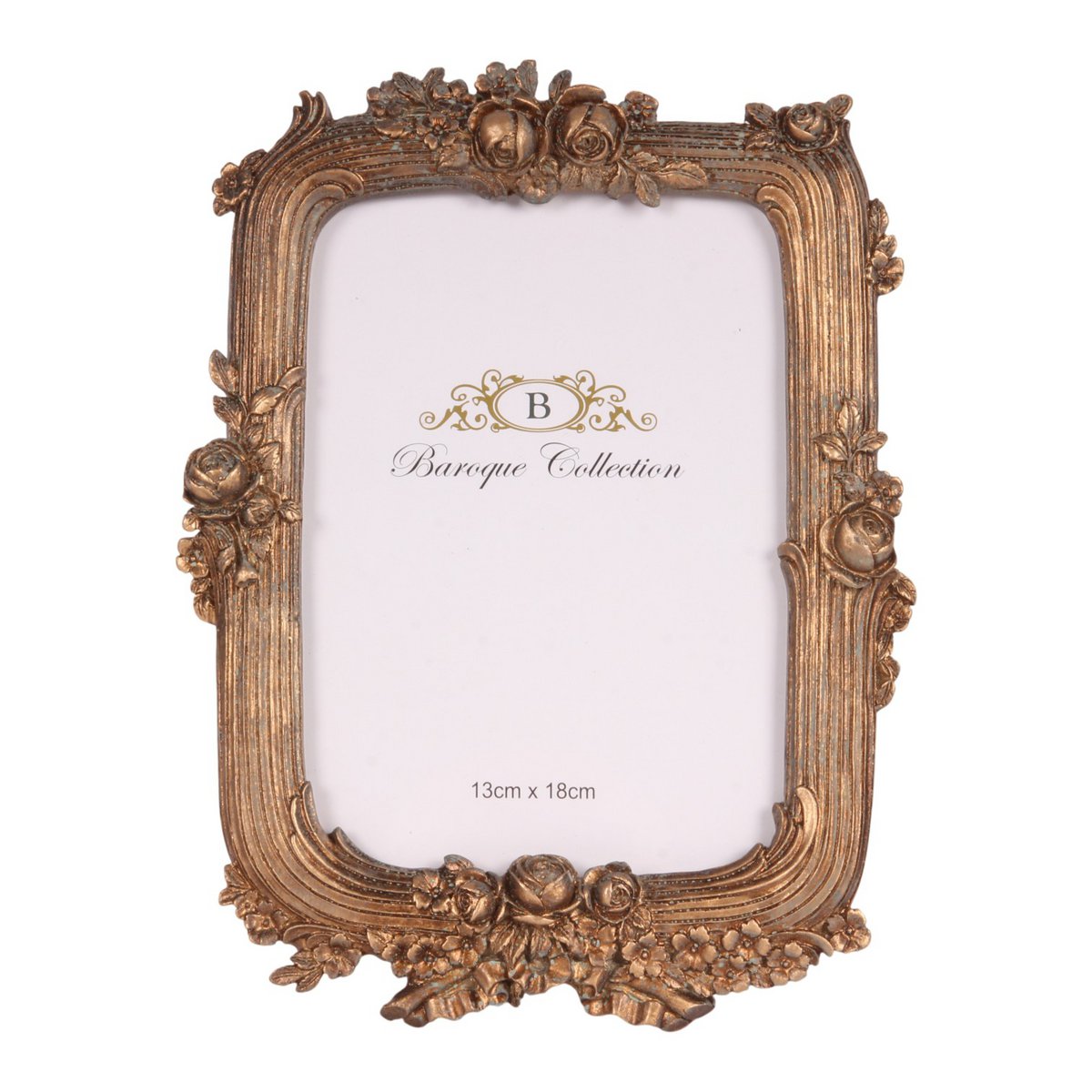 Vintage képkeret 13 × 18 cm – arany