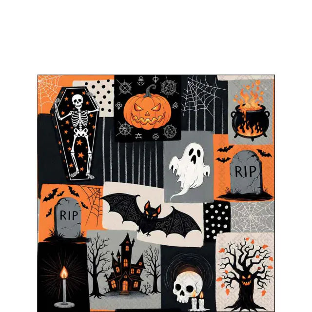 Creepy Halloween papírszalvéta 25x25 cm 20 db-os