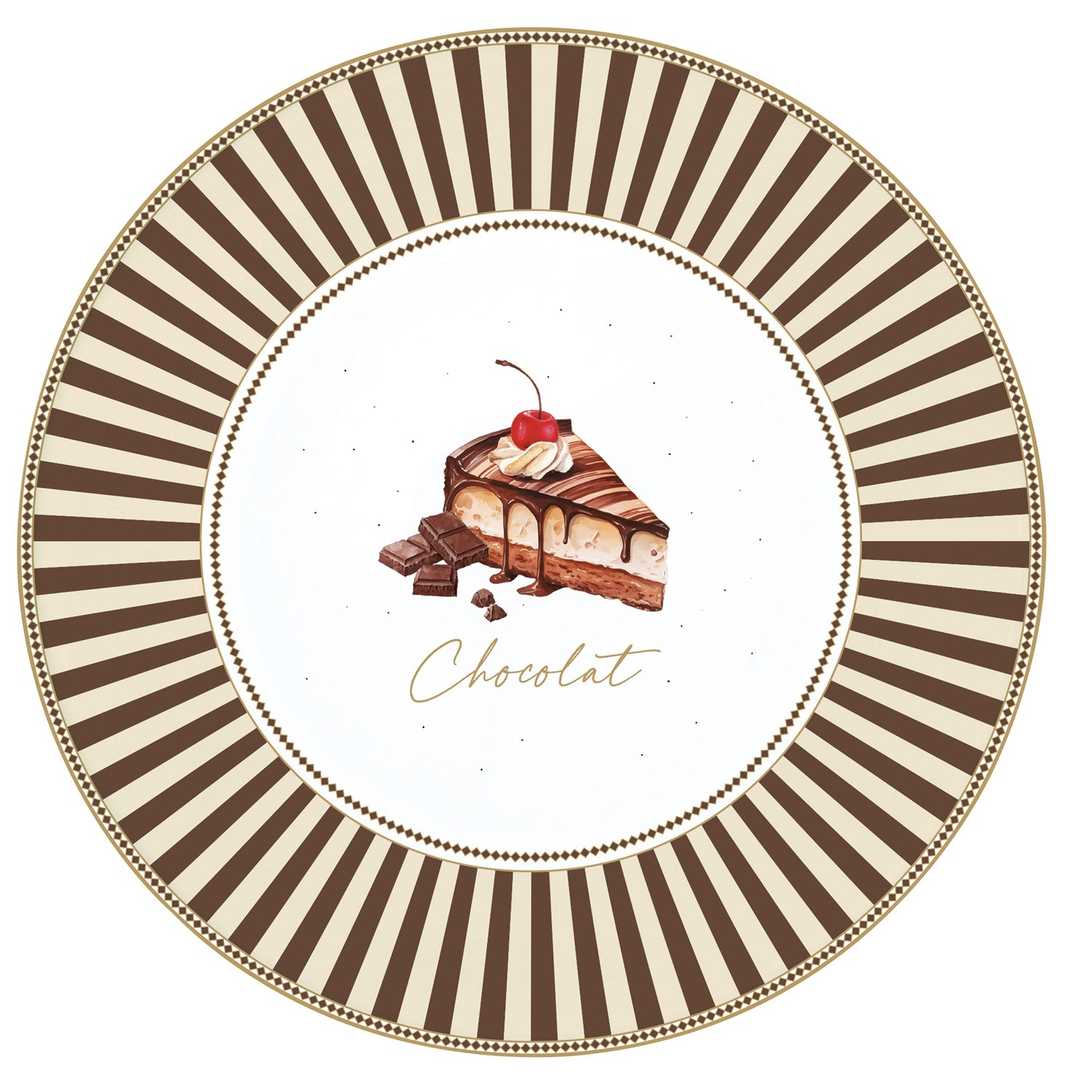 Porcelán tortatál 32 cm díszdobozban Sweet Moments