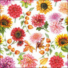 Őszi Virágmező háromrétegű papírszalvéta 33x33 cm 20 db-os