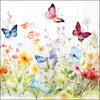 Pillangós papírszalvéta 33x33 cm 20 db-os háromrétegűButterflies in field