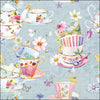 Papírszalvéta 33x33 cm 20 db-os háromrétegű Tea cups blue