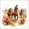 Papírszalvéta 33x33 cm 20 db-os háromrétegű lovas