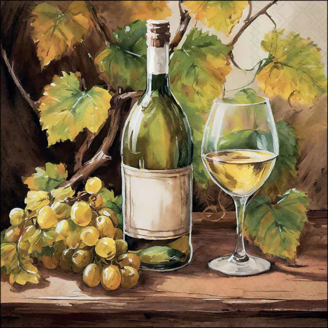 Papírszalvéta 33x33 cm 20 db-os Bor és szőlő